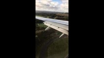 Plane aborts landing during Storm Ophelia