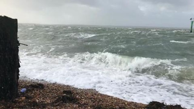 Storm Brian hits Portsmouth