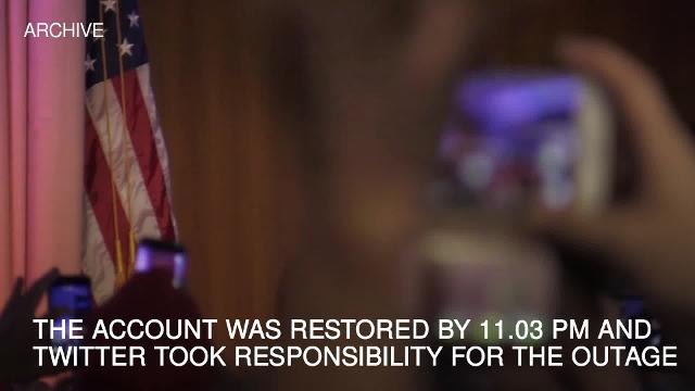 Departing Twitter employee deactivates Donald Trump's account