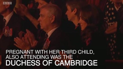 Queen honours war dead at Festival of Remembrance