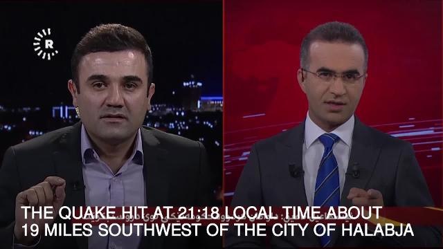 Deadly earthquake on Iran-Iraq border disrupts live interview