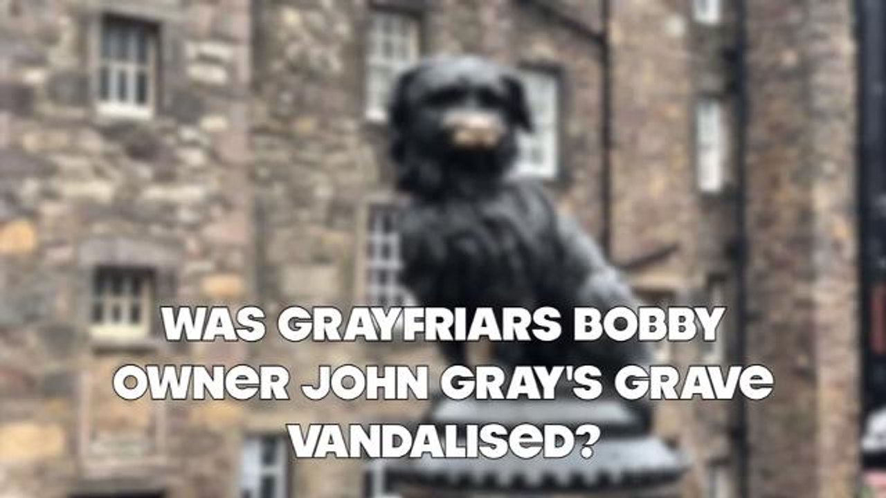 John Gray's Grave toppled