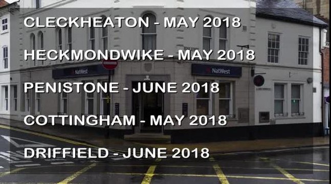 The full list of NatWest branch closures in Yorkshire