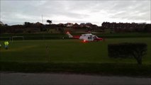 VIDEO: Air ambulance flies injured 'basejumper' to Brighton