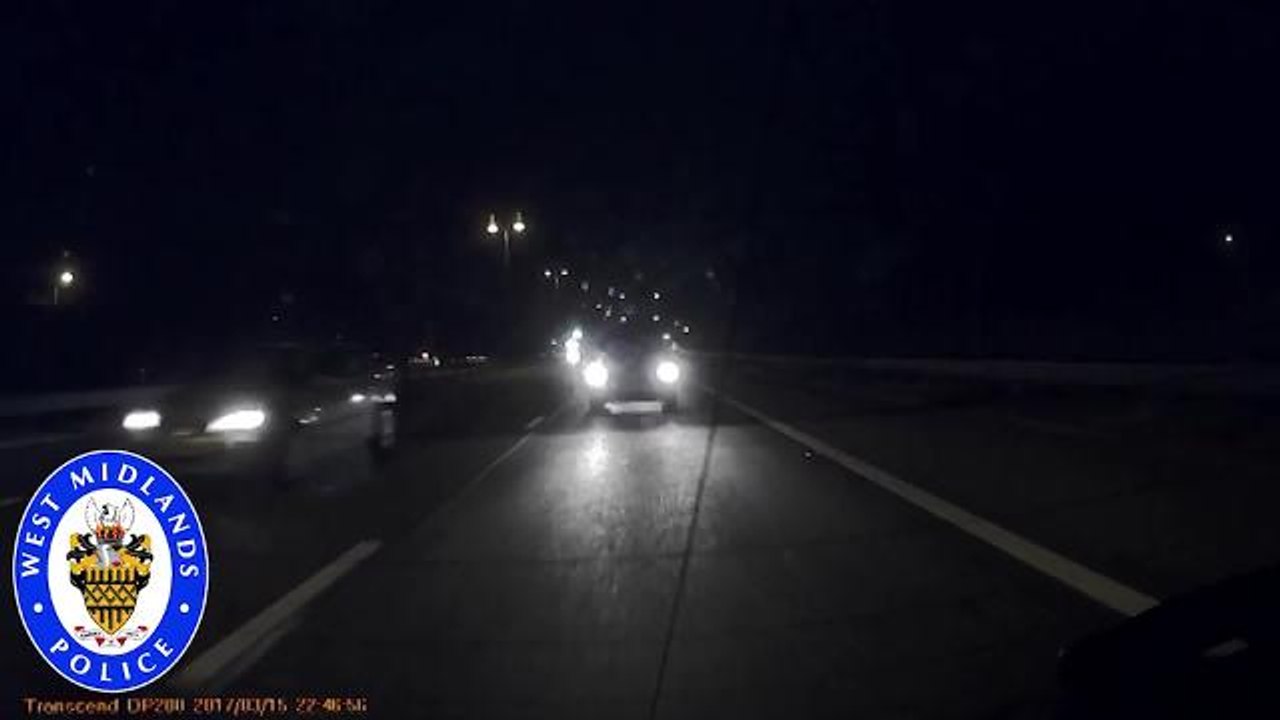 Dashcam captures terrifying footage of M6 lorry crash