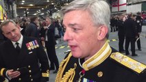 First Sea Lord welcomes HMS Queen Elizabeth