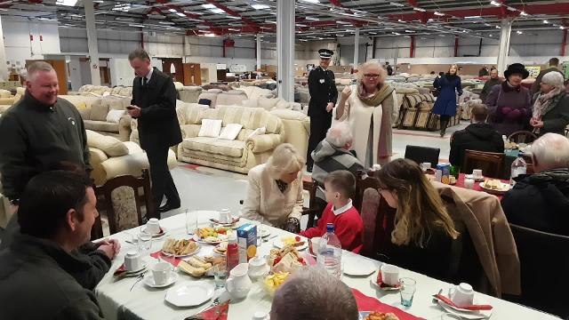 Her Royal Highness at Emmaus Megastore in Preston