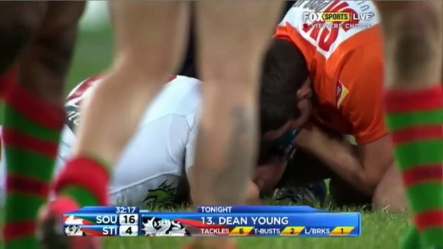 Brawl sparks after Greg Inglis kills Dean Young with the most brutal hit of 2012