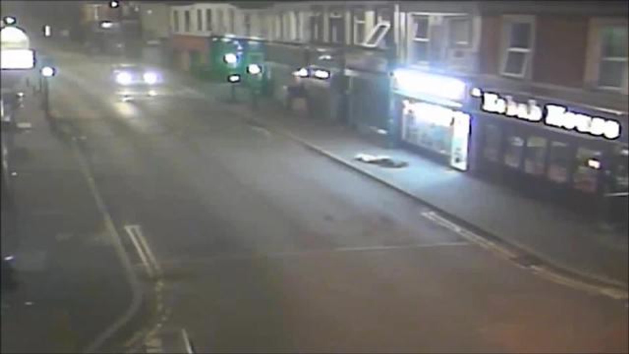 Dramatic CCTV footage shows hit and run in Derbyshire
