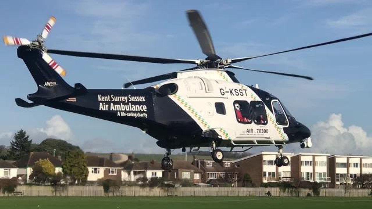 Collision in Broadwater Road, Worthing