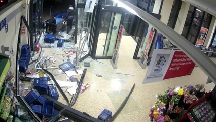 Chatteris ram raid CCTV