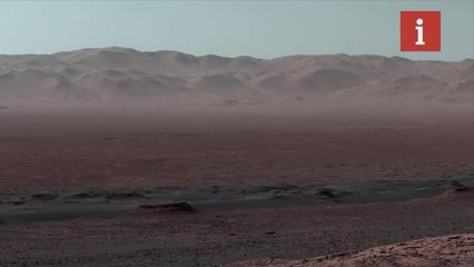 Mars panorama filmed by Nasa's curiosity rover