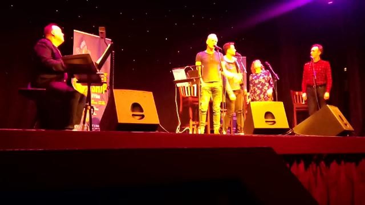 Sting performs