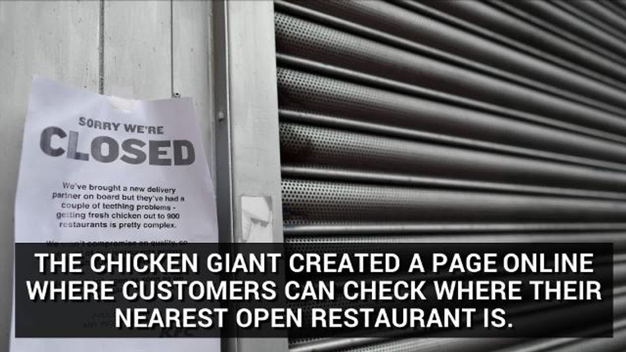 KFC CRISIS: Latest update for Preston's chicken lovers