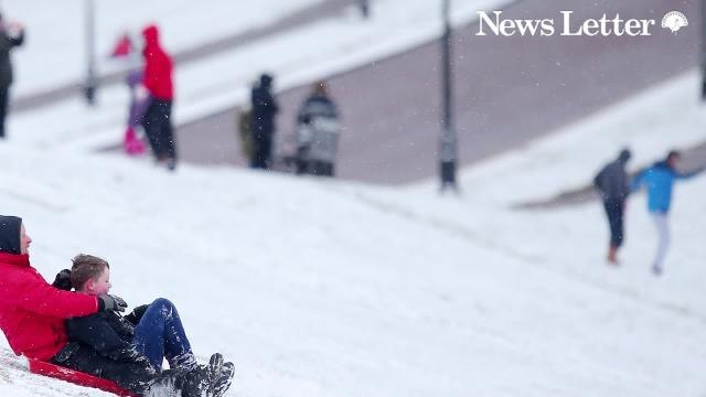 Northern Ireland in the snow