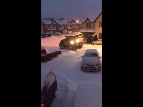 Tractors help dig out bride-to-be to save her wedding day
