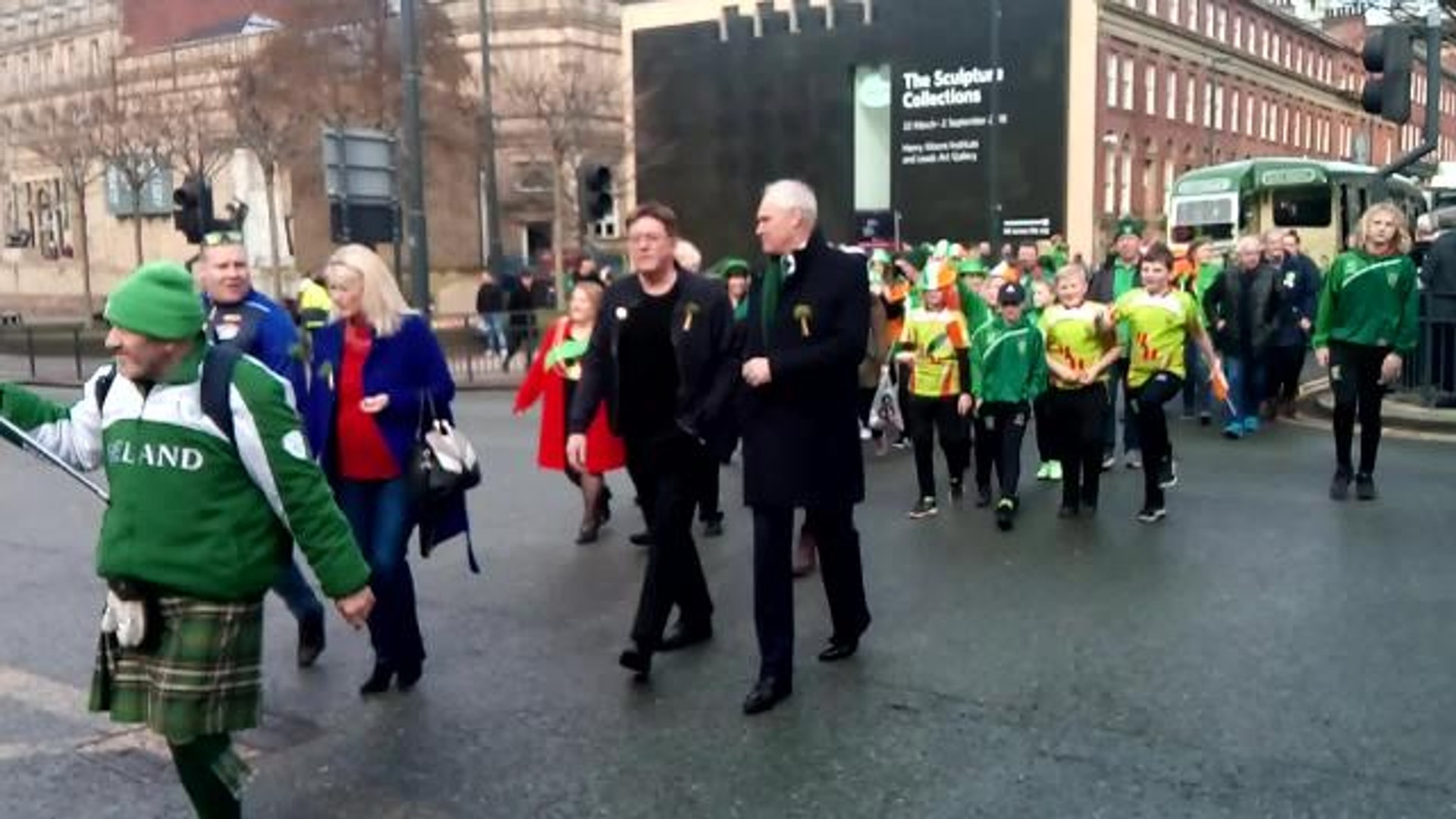 St Patrick's Day Parade in Leeds