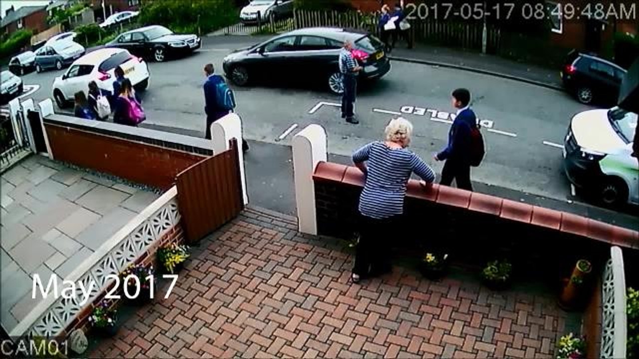 Double assault caught on CCTV