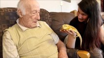 Babies and animals visit residents at Chesterfield care home