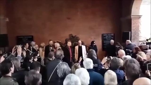 MCBH David Bowie statue unveiling in Aylesbury