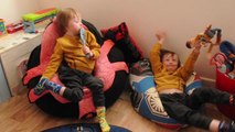 Twins Alfie and Arthur who have Down's Syndrome