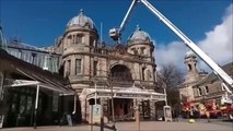 Firefighters rescue casualty from roof of Buxton Opera House
