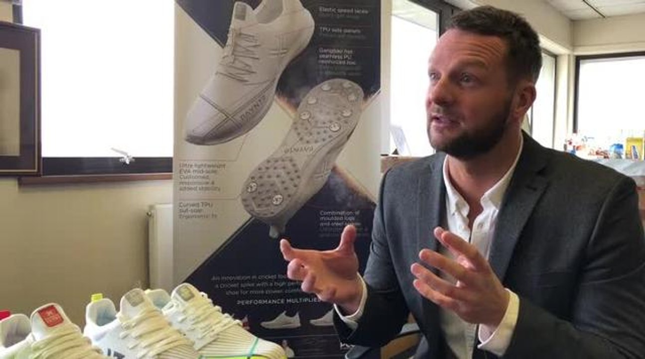 David Paynter cricket shoe maker
