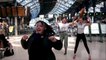 Grease flash mob at Brighton station