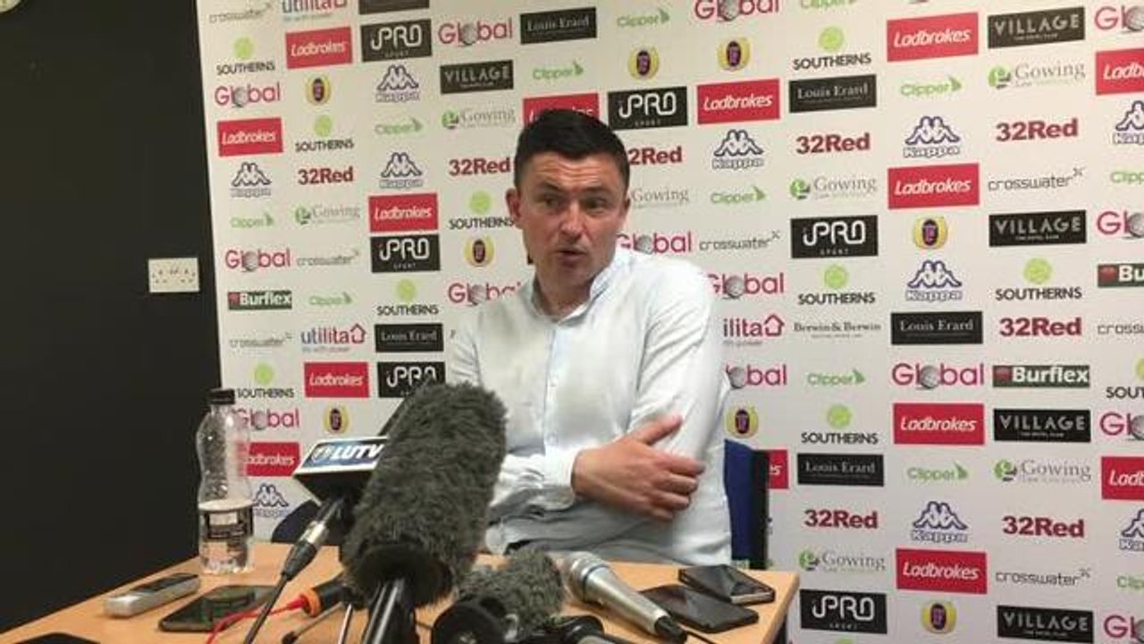 Paul Heckingbottom press conference.