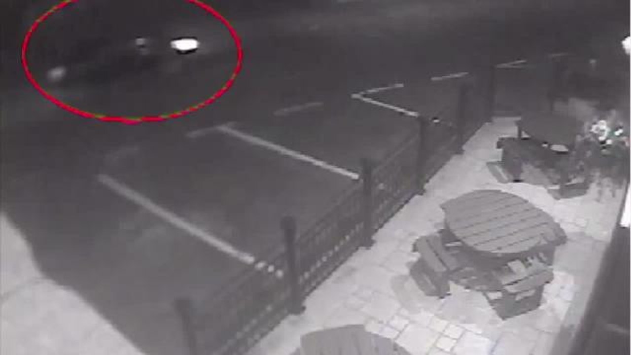 Police collision video Whitley Bay