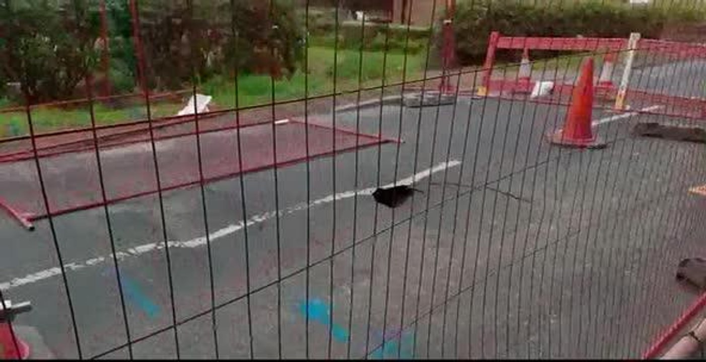 Sinkhole on Boston Spa road