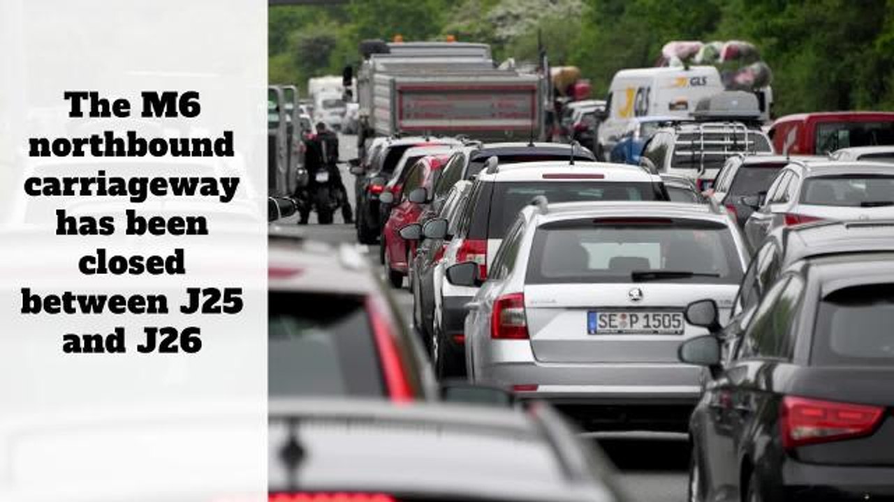 Air Ambulance Called to Ten-vehicle Crash at Busy M6 Junction - HIRES