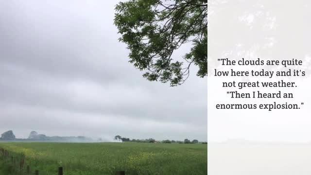 A helicopter crashed in North Yorkshire.