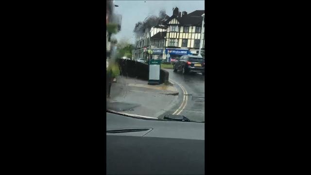 Flash floods hit Haywards Heath