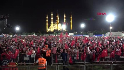 Adana'da 15 Temmuz anma etkinliğine on binler katıldı