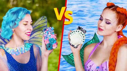 10 DIY Mermaid vs Fairy Lifestyle Ideas