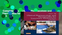 Complete acces  Clinical Pharmacology and Therapeutics for Veterinary Technicians, 4e by Robert