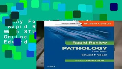 Any Format For Kindle  Rapid Review Pathology: With STUDENT CONSULT Online Access, 4e by Edward