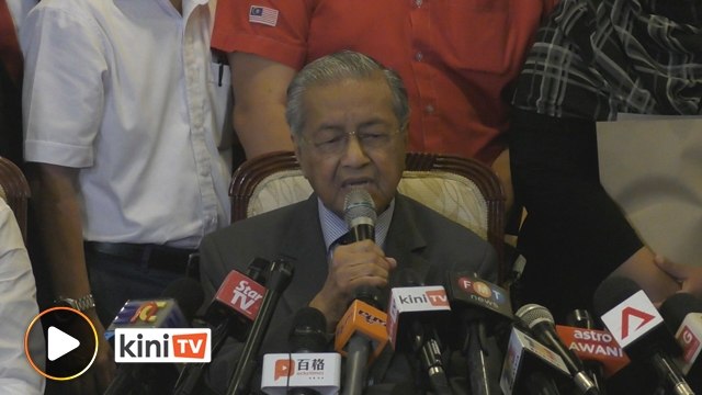 Dr M: Kalau dia kata duit GST tak hilang, kita mahu tengok duit itu