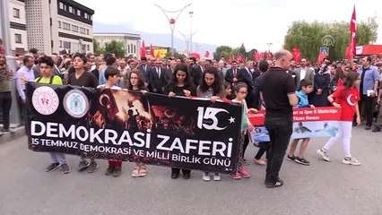 15 Temmuz Demokrasi ve Milli Birlik Günü etkinlikleri - ERZİNCAN/
