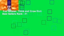 Full version  Think and Grow Rich  Best Sellers Rank : #1