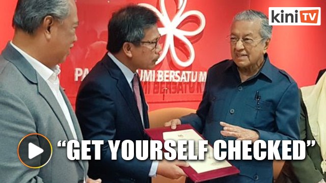 Dr Mahathir: Bersatu was Kit Siang's idea? Go to Tanjung Rambutan