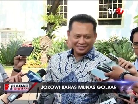 Temui Presiden, Bambang Soesatyo Bahas Rencana Munas Golkar