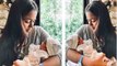 Sameera Reddy holds her daughter in her arms; photo goes viral | Boldsky