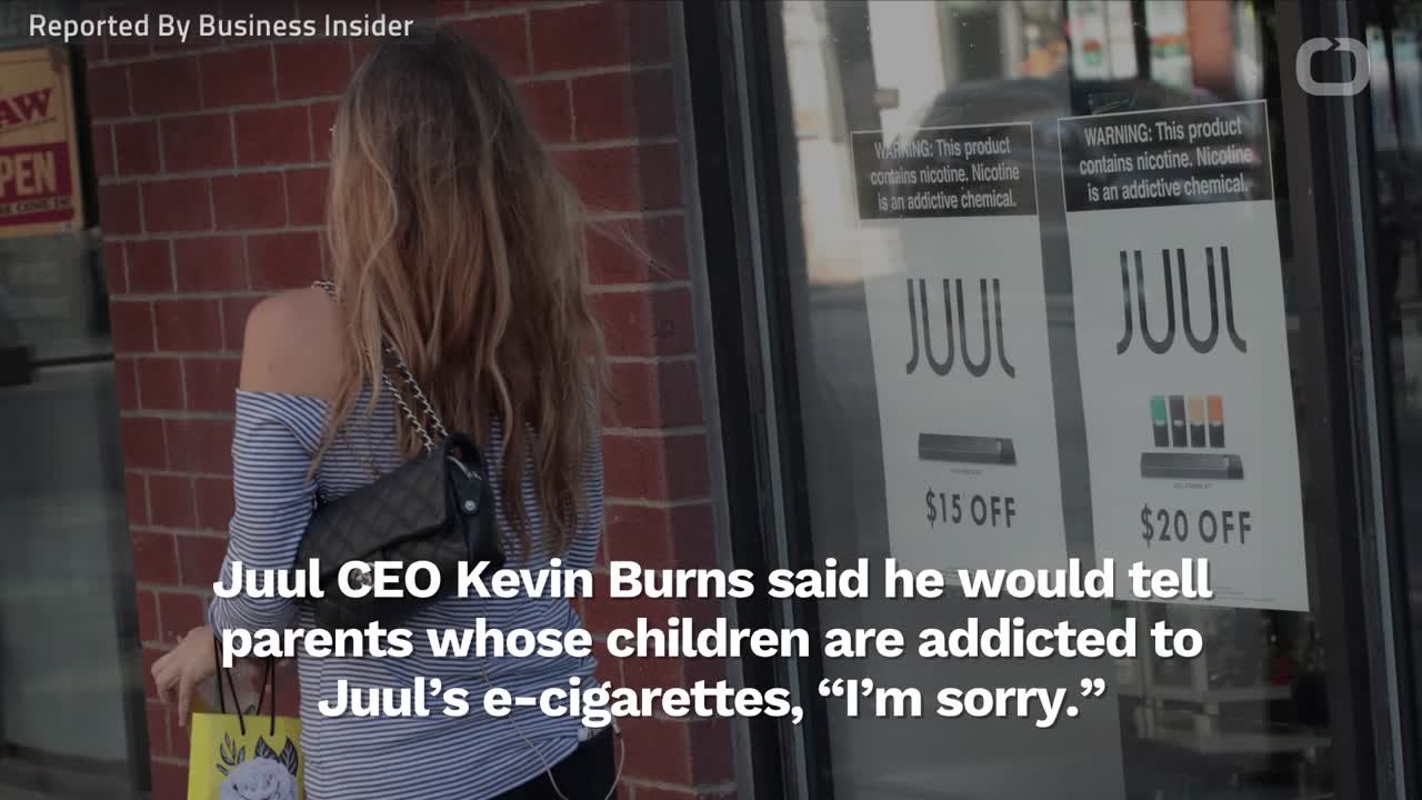 Juul CEO Apologizes To Parents
