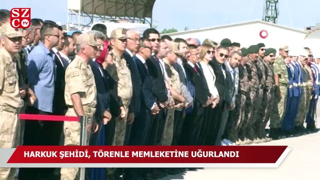 Hakurk şehidi, törenle memleketine uğurlandı