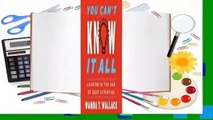 [Read] You Can't Know It All: Leading in the Age of Deep Expertise  Best Sellers Rank : #4