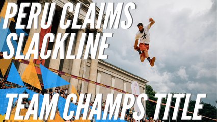 Peru is the trickline Team World Champion | GLOBETROTTER World Slackline Masters 2019 - Munich (GER)