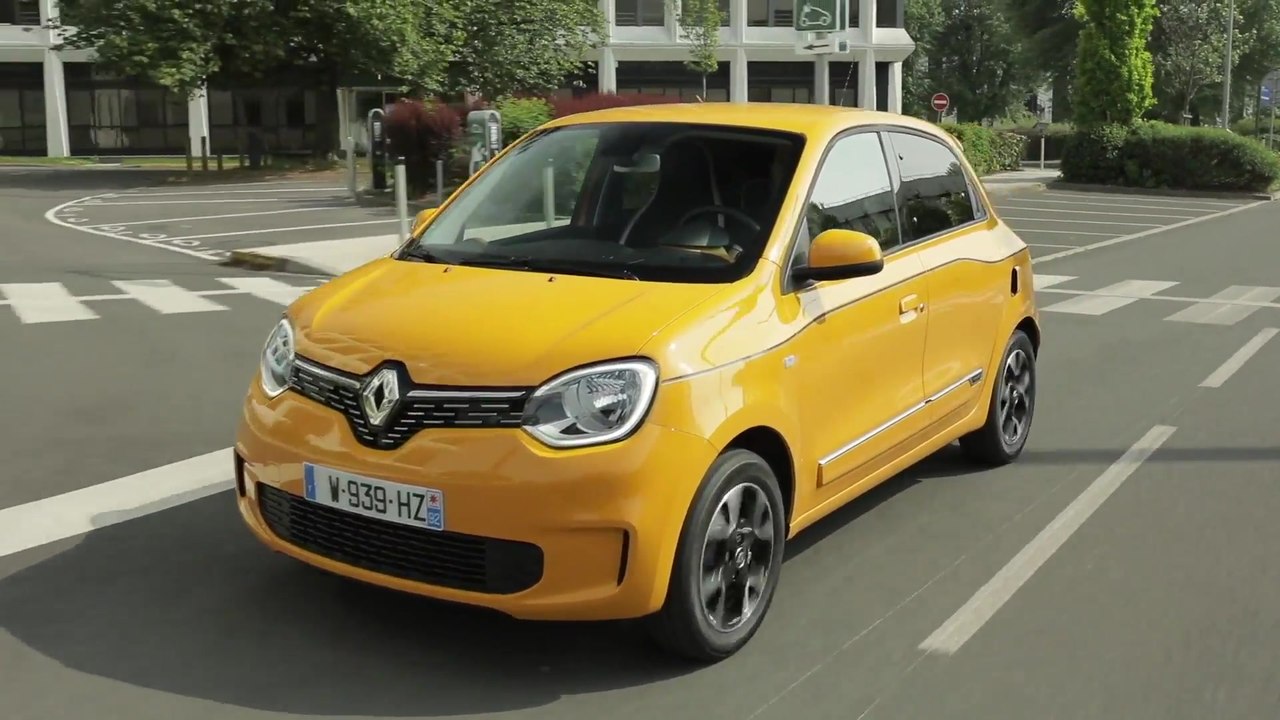 2019 New Renault TWINGO in Mango Yellow Driving Video