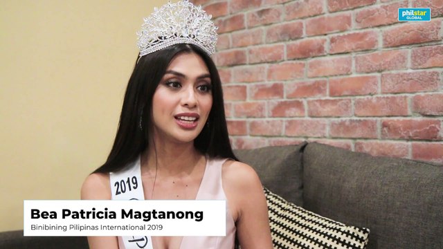 Binibining Pilipinas International 2019 Bea Patricia Magtanong talks about Kylie Verzosa